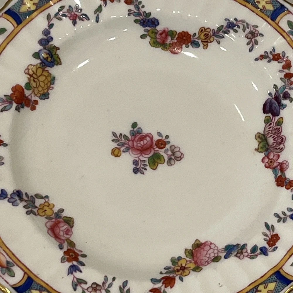 Vtg Minton China England Rose A4807 Antique Bone China Dessert Plate  5.5